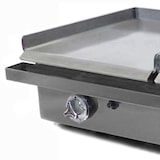 thumbnail of MBH - Plancha a gas industrial tres zonas 400x400 mm económica para hostelería. Fry Top profesional de acero laminado para bar y restaurante.