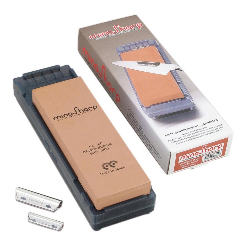 Global Kit d'affûtage pierre à eau grain moyen 460 Global - 120302