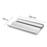 thumbnail of Cuki Professional Rotolo alluminio astucciato 33cm x 150m silver - 1 pz