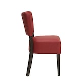 thumbnail of METRO PROFESSIONAL Gestoffeerde restaurantstoel Jack, set van 2, beukenhout/kunstleer, rood