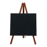 thumbnail of Securit® Mini Tafelkrijtbord op Ezel - Hout met Mahonie Gelakte Afwerking - Inclusief Krijtstift