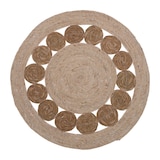 thumbnail of WellHome - Tapete redondo de taboa e folha de milho