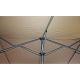 thumbnail of Doppel-Sonnenschirm WINDA Hellbraun Polyester Gartenschirm Balkonschirm UV-Schutz