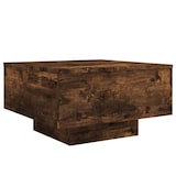thumbnail of Table basse avec lumières LED chêne fumé 55x55x31 cm Modèle Atlas Infinite Industriel