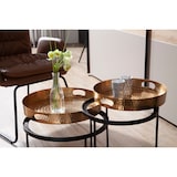 thumbnail of Beistelltisch FineBuy Sofatisch Set Metall Tabletttisch Couchtisch Tisch Rund