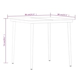 thumbnail of Helloshop26 - Conjunto de comedor de jardín exterior de 5 piezas muebles marrones y negros 02_0013833