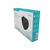 thumbnail of EUROPAPA 20x FFP2 Schwarz Masken 5-Lagen einzelnverpackt CE Zertifiziert