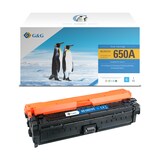 thumbnail of G&G CE271A toner compatibel met HP 650A Tonercartridge Cyaan 1 stuck (s) Huismerk