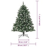 thumbnail of vidaXL Künstlicher Weihnachtsbaum mit Ständer 120 cm PVC