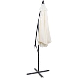 thumbnail of Parasol de jardin en porte-à-faux 3 m blanc sable Modèle Atlas Riviera Élite