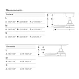 thumbnail of KLIM L DC Ventilator aus Weiß/Eichenholz