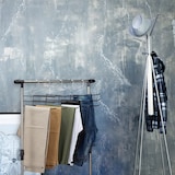 thumbnail of Relaxdays Hosenbügel mehrfach, 5er Set Mehrfachbügel, Metall, 3 Hosenstangen, offen, rutschfest, Hosen & Röcke, schwarz