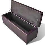 thumbnail of Helloshop26 - Panca/pouf/sgabello/mobile contenitore in legno marrone 3002030