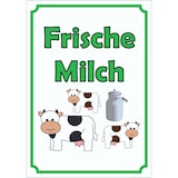thumbnail of Frische Milch Aufkleber Hochkant A4 (210x297mm)