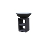 thumbnail of Brasero Piatto Medium Noir Ø84 + Grille + Spatule + Housse