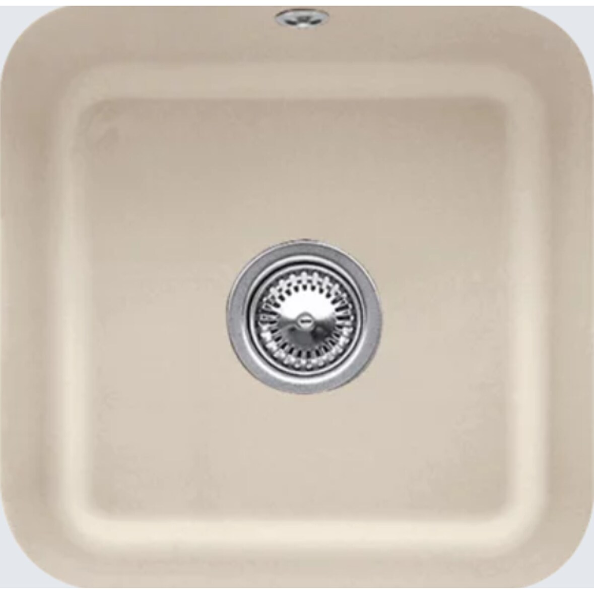 Villeroy&Boch Spülbecken, Küchenspüle Cisterna 50 Almond 445x445mm, Unterschrankbreite 50cm