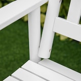 thumbnail of Outsunny Banco Mecedora de Jardín de 2 Plazas Banco Balancín de Madera con Reposabrazos Respaldo de Listones para Exterior Carga 250 kg 125x68,5x102cm