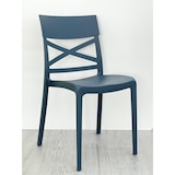 thumbnail of Set 6 Chaises en polypropylène avec fibre de verre empilables pour extérieur et jardin, bar et restaurant, cuisine design moderne - MARTINA - Pétrole