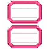 thumbnail of HERMA Buchetiketten, blaue Randgestaltung, 76 x 35 mm