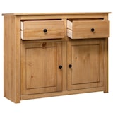 thumbnail of Helloshop26 - Buffet bahut commode armoire meuble de rangement organisateur cuisine salle de séjour salon 93 x 40 x 80 cm Pin solide 02_0029669