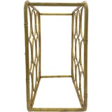 thumbnail of Metalen decoratie wijnrek - Bamboe look