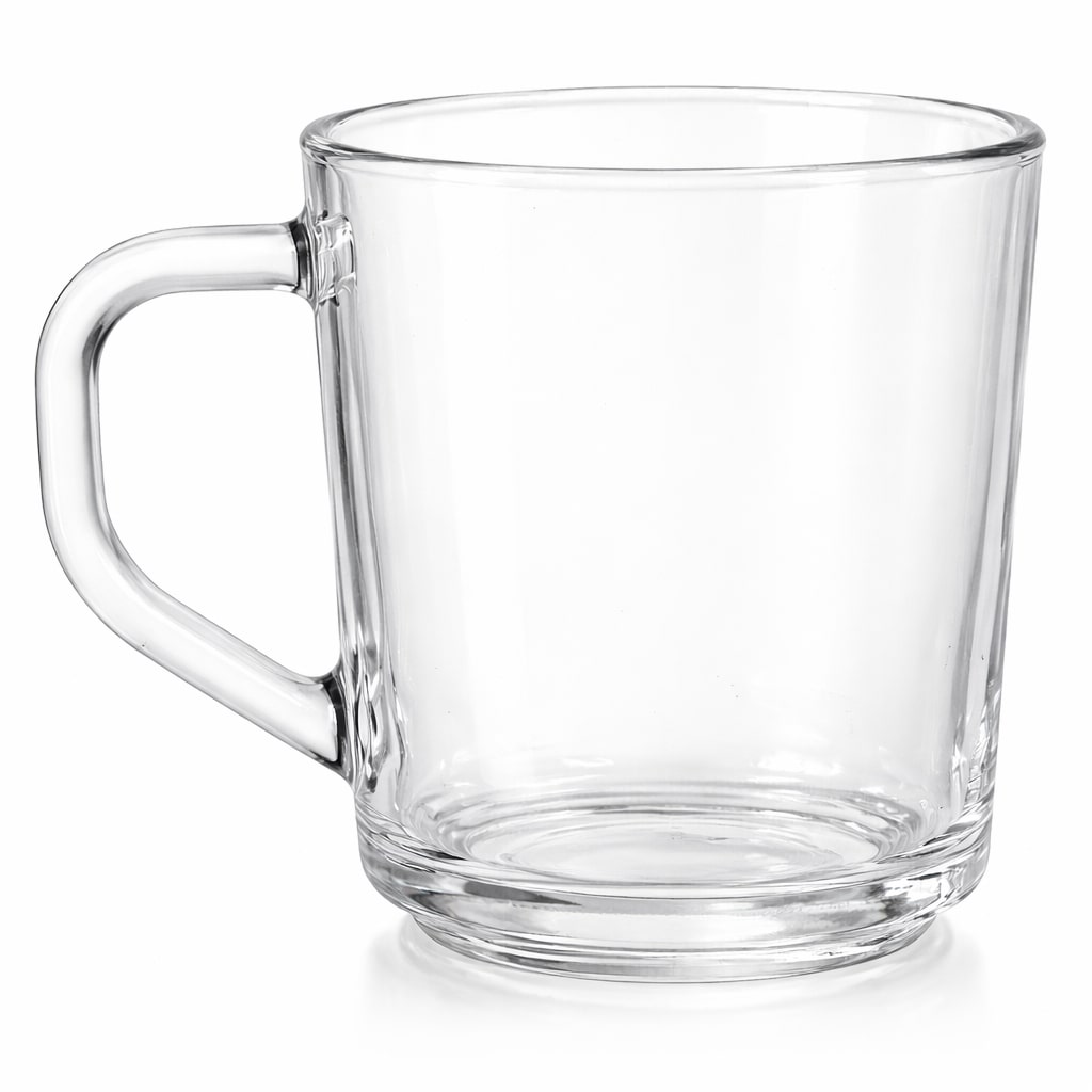 Theeglazen Set 8 Stuks 246 ml – Koffieglazen met Oor – Cappuccino / Latte Glazen – Transparant Glas