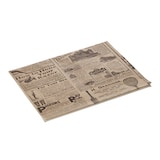 thumbnail of Burgerpapier Times Brown Set WRAP & GO, 25 x 20 cm, Set á 1000 Stück, Fettpapier