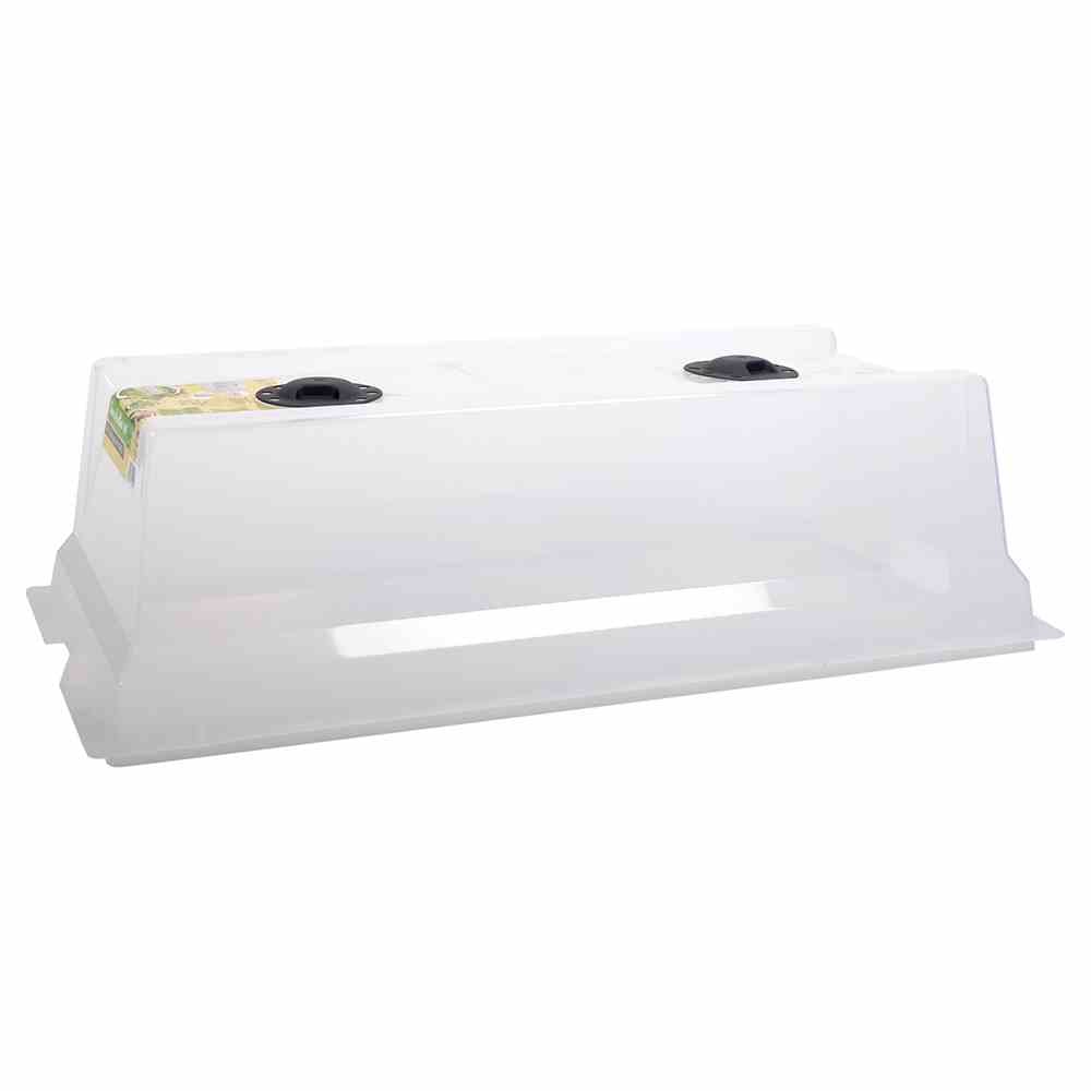 Hochbeetdeckel VEG&Table City, 76x20x38,5 cm, aus Kunststoff in transparent