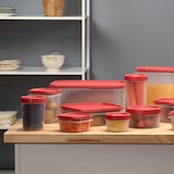 thumbnail of TATAY Top Flex - Recipiente Hermético Ovalado de 0.5L con Cierre a Presión. Rojo Arandano