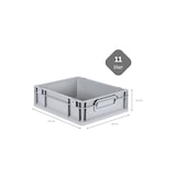 thumbnail of PROREGAL SuperSparSet 16x Eurobox NextGen Economy, Griffe zu, HxBxT 12x30x40cm, 11 Liter, Eurobehälter, Box, Transportbehälter