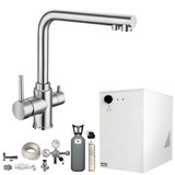 thumbnail of Tafelwassergerät BieTal® BT-30U Kühlung 3-Wege L Hahn Edelstahl Filter 6Kg CO2