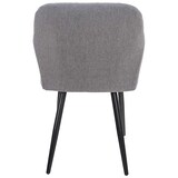 thumbnail of Silla de comedor Shila Tela/Gris