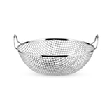 thumbnail of alessi c04 frutero de acero cromado, 150 cl, diámetro 25 cm, altura 20 cm.