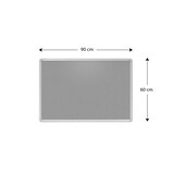 thumbnail of ALLboards Lavagna in feltro grigio 90x60cm con cornice in alluminio