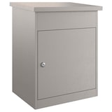 thumbnail of Paketbox KILI mit Speicher Rostig 47,5x38x59 cm Cortenstahl | Paketkasten Paketbox für Zuhause Kasten für Pakete