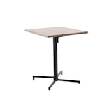 thumbnail of METRO PROFESSIONAL Mesa de bistrô dobrável Aveiro, aço, impressão com efeito de madeira, 60 x 70 cm, retangular, natural/preto