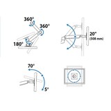 thumbnail of Ergotron LX Sitz-Steh Monitorhalterung als Schreibtischhalter (45-360-026)