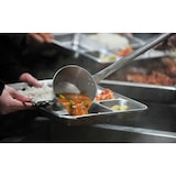 thumbnail of ECOLOMIQUE - 10 Pcs - Plateau repas inox 4 compartiments - 280x220, H: 40 mm, couvercle PP - ECO294ILT4