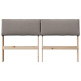 thumbnail of vidaXL Gepolstertes Kopfteil Taupe 150 cm Massives Kiefernholz