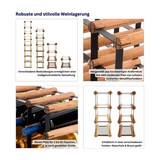 thumbnail of PROREGAL Modulares Weinregal VINOTECA MOD METAL | HxBxT 12,5x72,5x24,5cm | 7x1 Flaschen | Massives Kiefernholz | Braun geölt | Flaschenregal