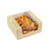 thumbnail of MONOUSO - Quadratische Verpackungen für Bäckereien Kraft 10x10x8cm (150 Stück)