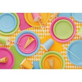 thumbnail of 6 Pappteller 18cm Partyteller Einwegteller plastikfrei Partygeschirr Geburtstag Kindergeburtstag Partydeko Tischdeko Hellblau