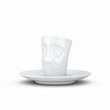 thumbnail of Espressotasse Verdutzt - 80 ml - FIFTYEIGHT Espressotasse - Dekor weiß - 1 Stück