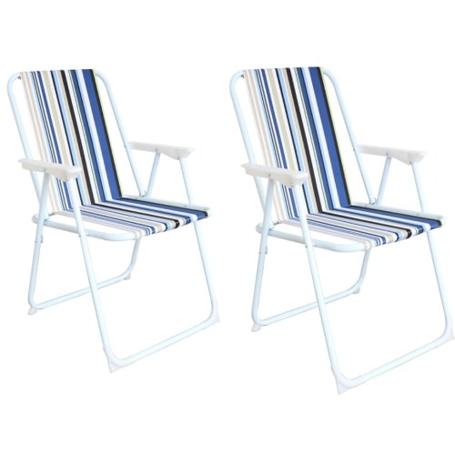 2er Set Klappbarer Stuhl Gartenstuhl Festivalstuhl Angelstuhl Ocean