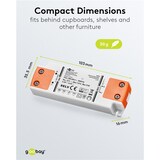 thumbnail of Goobay 30005 LED-Trafo 12 V (DC)/15 W, 15 W, Orange-Weiß - 12 V DC für LEDs bis 15 W Gesamtlast
