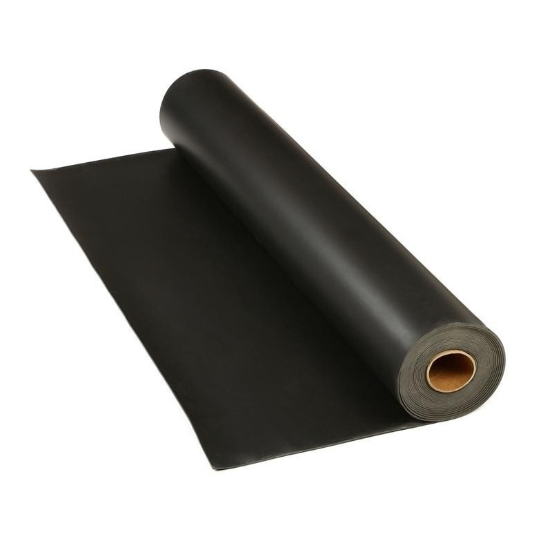 Pavimento Goma LISA  3 MM Negro ROLLO 15 x 1mt