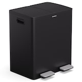 thumbnail of EcoVista Mülleimer mit Kompostbehälter Abfalleimer 40 Liter + 3L Kompostbehälter Soft-Close Schwarz