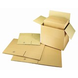 thumbnail of Faltkarton 39x29x20cm 12kg Wellpappe braun