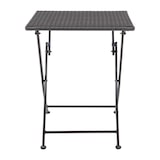 thumbnail of Mesa plegable cuadrada de ratán Bolero de 60 cm