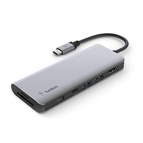 Belkin AVC009btSGY USB 3.2 Gen 1 (3.1 Gen 1) Tipo-C 5000 Mbps Plata